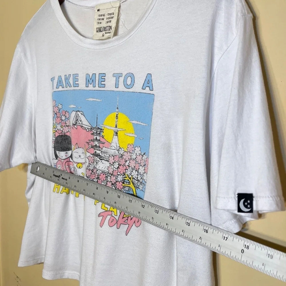 French Pastry White Graphic Tee - Picture 7 of 7